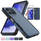 For Moto G Stylus G Power G 5G 2025 Shockproof Hybrid Case Cover+Screen Glass