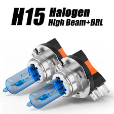 2x H15 Halogenheadlight Bulbs Kit High Beam Light Xenon White Canbus Error Free 2x H15 Halogenheadlight Bulbs Kit High Beam Light Xenon White Canbus Error Free