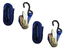 Tie Down Ratchet Straps 0.8T 5M x 25MM X2 (Cargo Lashing Rack Load S Hook)