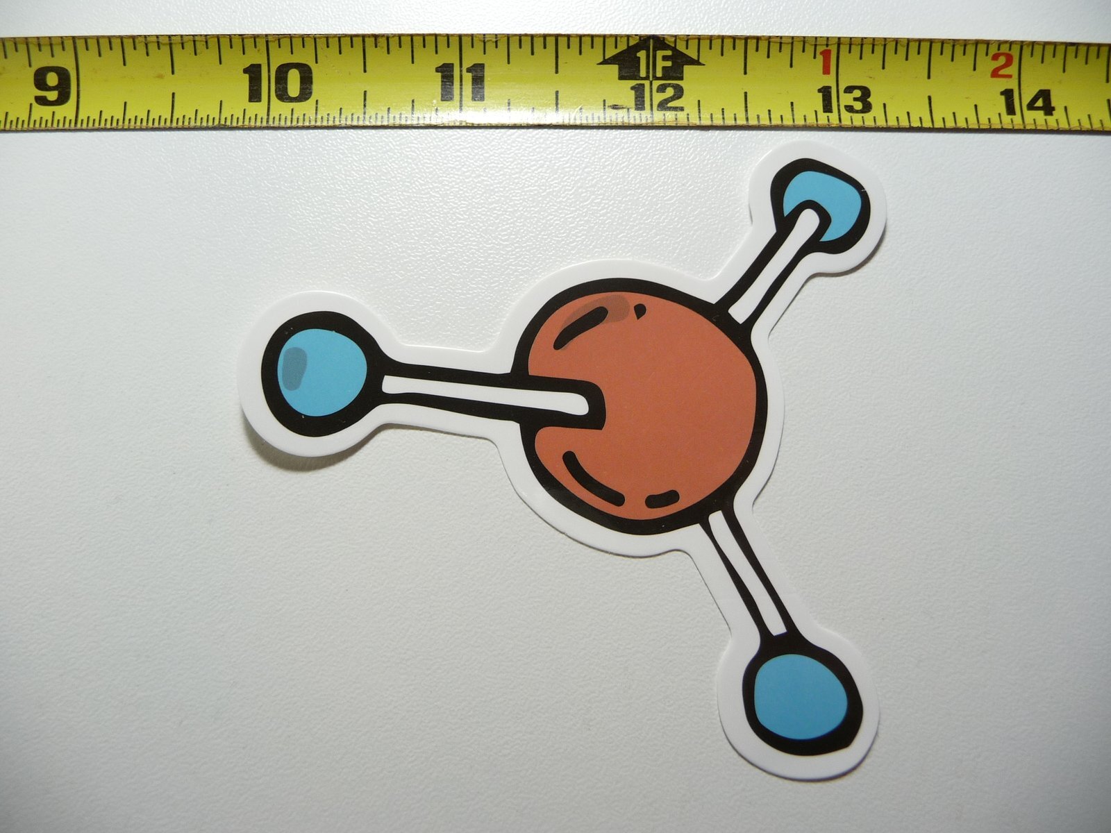 MOLECULE DECAL STICKER SCIENCE SCHOOL COLLEGE EDUCATION LAPTOP