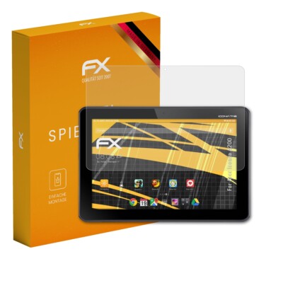 atFoliX 2x Displayfolie für Acer Iconia A200 Schutzfolie matt&stoßfest Folie