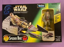 1997 Hasbro Star Wars POTF2 Era Expanded Universe Speeder Bike New In Sealed Box