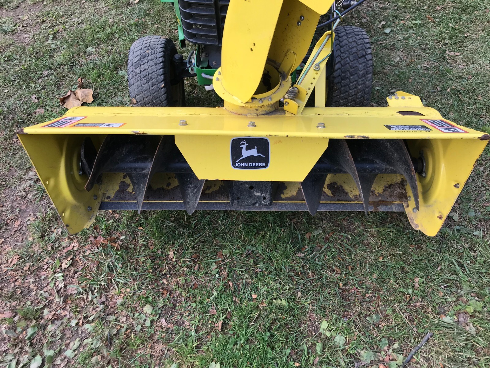 JOHN DEERE GT GT235 42 Snowthrower Snow Blower PICK UP ONLY HURON OHIO