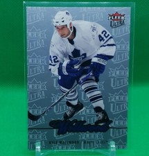 2007-08 Fleer Ultra - Kyle Wellwood - Ice Medallion SP /100 card #16 Maple Leafs