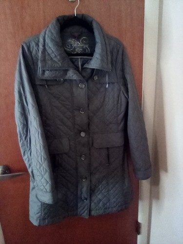 Olson Europe Women Lined Spring Fall Jacket Gray Size 6 - Picture 2 of 14