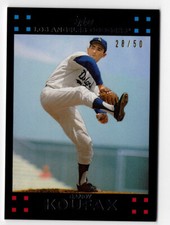 Sandy Koufax 2020 Topps Transcendent Through The Years VIP Party Card 2007 /50