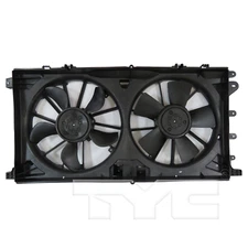 TYC 624570 Dual Radiator & Condenser Cooling Fan Assembly New