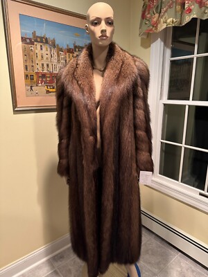 New! $100,000 Christian Dior Long Fisher Russian Sable Real Fur