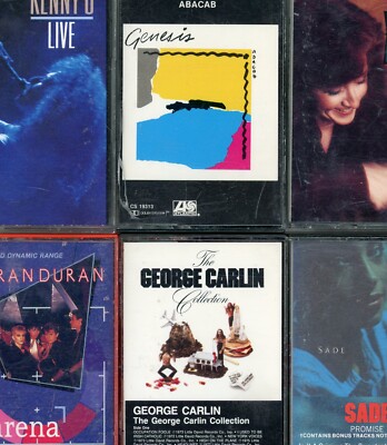 Cassette Tape SALE - Build Your Own Lot! Rock, Pop & More! UPDATED 9/10/23!