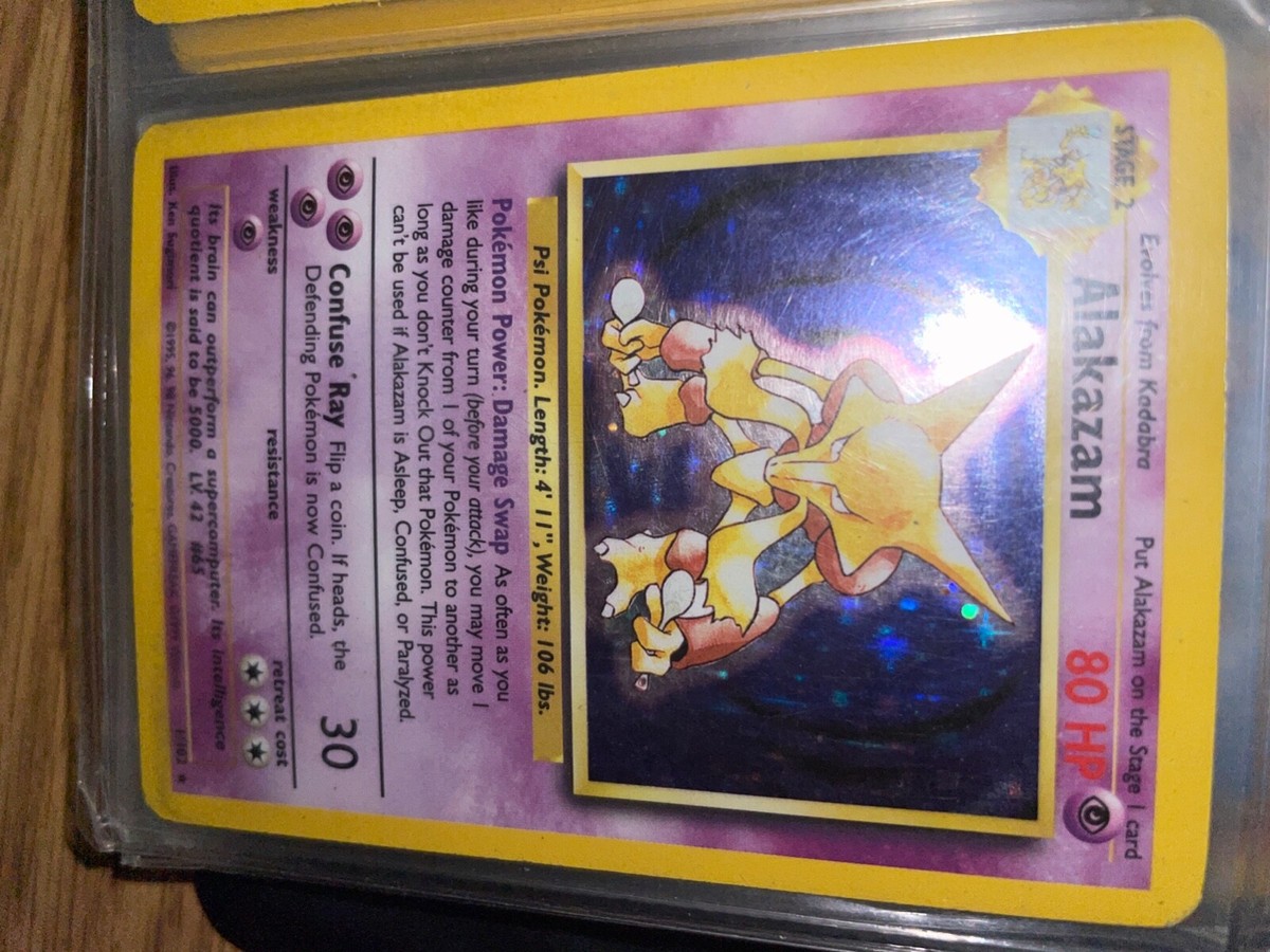 1995 Holo alakazam bought bought from a garage sale in 2008 | eBay 1995 Holo alakazam bought bought from a garage sale in 2008 | eBay