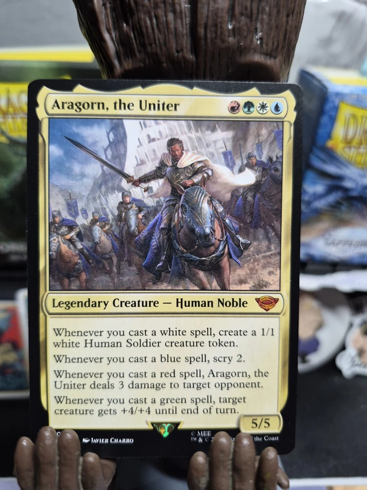 MTG LOTR Pack. Sauron, the Dark Lord, Aragon, the United, and Gandalf the White - Image 2 of 4