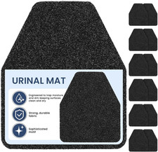 12 Pack Urinal Mats for Men Bathroom Commercial,Washable Floor Mat