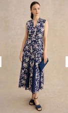 Hobbs Quinn Haftowana sukienka Midnight nowa Na 2026 Fabrycznie nowa z metką Sugerowana cena detaliczna 239 Rozmiar 14