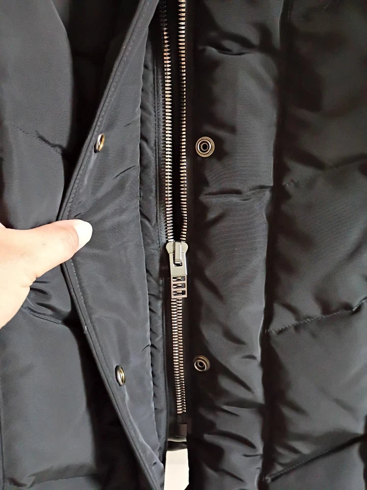 Long Kenneth Cole Winter Jacket. Feathers And Down. Long. Size Women's L - Image 4 of 4