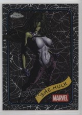 2025 Topps Chrome Marvel Comics Spider Web Refractor 277/399 She-Hulk #110 3s8