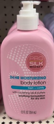 PRO SILK BODY 24HR Moisturizing Lotion Hydrating Oils & Butters 12 fl oz