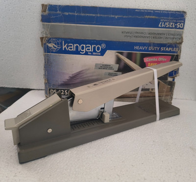 Kangaro DS-12S/17 Heavy Duty Stapler | 140 Sheet Capacity |Staple No- 23/6~23/17