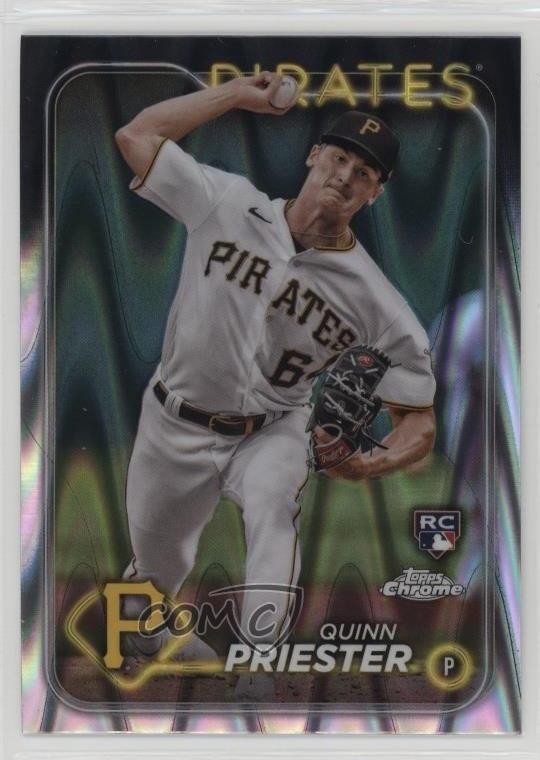 2024 Topps Chrome RayWave Refractor Quinn Priester #55 Rookie RC 0qi3