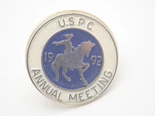 USPC Annual Meeting 1992 US Postal Carriers Vintage Lapel Pin