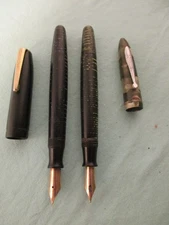 Vintage Fountain Pen Parts Lot with Nibs Parker/ Wearever/ Shraffers