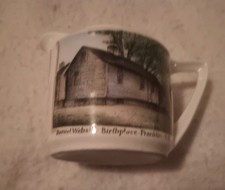 Souvenir China Creamer 1910-Daniel Webster Birth Place, Franklin, N.H.