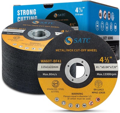 50 Stück 115 mm robuste Winkelschleiferscheiben ultradünn 1 mm Trennscheibe für schnelles