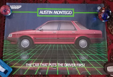 1984 Original Austin Rover Montego Showroom Poster Excellent