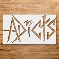 Stylized Text Angular Bold Wall Art Reusable Plastic Stencil - StencilAir