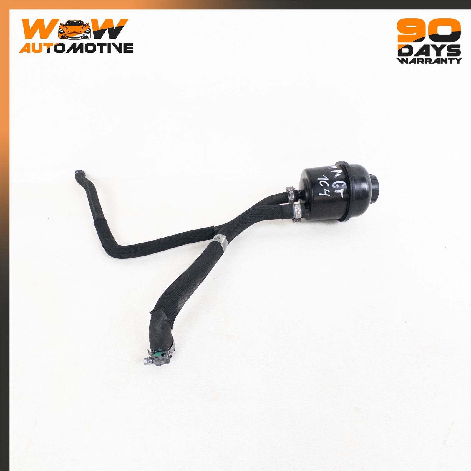 03-19 MASERATI GRANTURISMO FRONT POWER STEERING PUMP OIL RESERVOIR TANK OEM