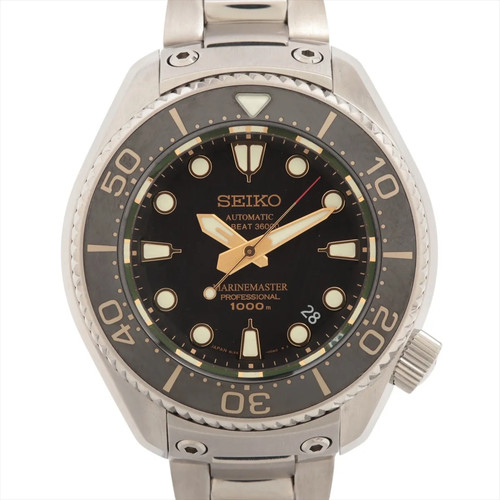Seiko Prospex MARINE MASTER SBEX001 TI SS×TI AT black dial