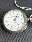 Antique Elgin National Co. Hunters Pocket Watch Dueblin Coin Silver Heavy