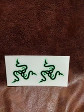 2 Razer STICKERS OEM Gaming Headphones Mouse Keyboard RGB Laptop Desktop Tower