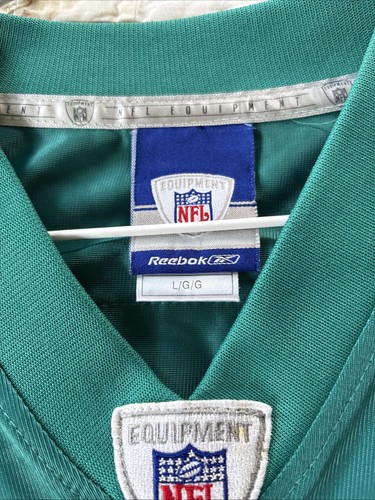 Camiseta de fútbol americano vintage de los Miami Dolphins Reebok NFL Randy McMichael 81 talla L - Imagen 2 de 7
