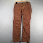 Prana Womens Size 8 Brown Straight Leg Cargo Hiking Pants Regular Inseam