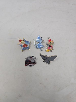 Disney Dumbo Pin Pins Lot of 5 Timothy The Mouse Flying Elephant