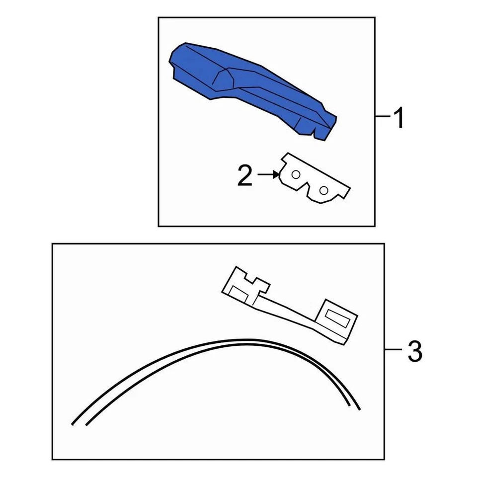 For Ford F-150 07-08 Ford 6F2Z1A189A Tire Pressure Monitoring System TPMS Sensor - Image 2 of 4