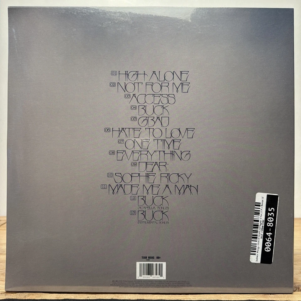 New Jackson Wang Magic Man 2 Ii (Ver. 3) Ultra Clear Vinyl Record Lp Limited Ed. - Image 2 of 2