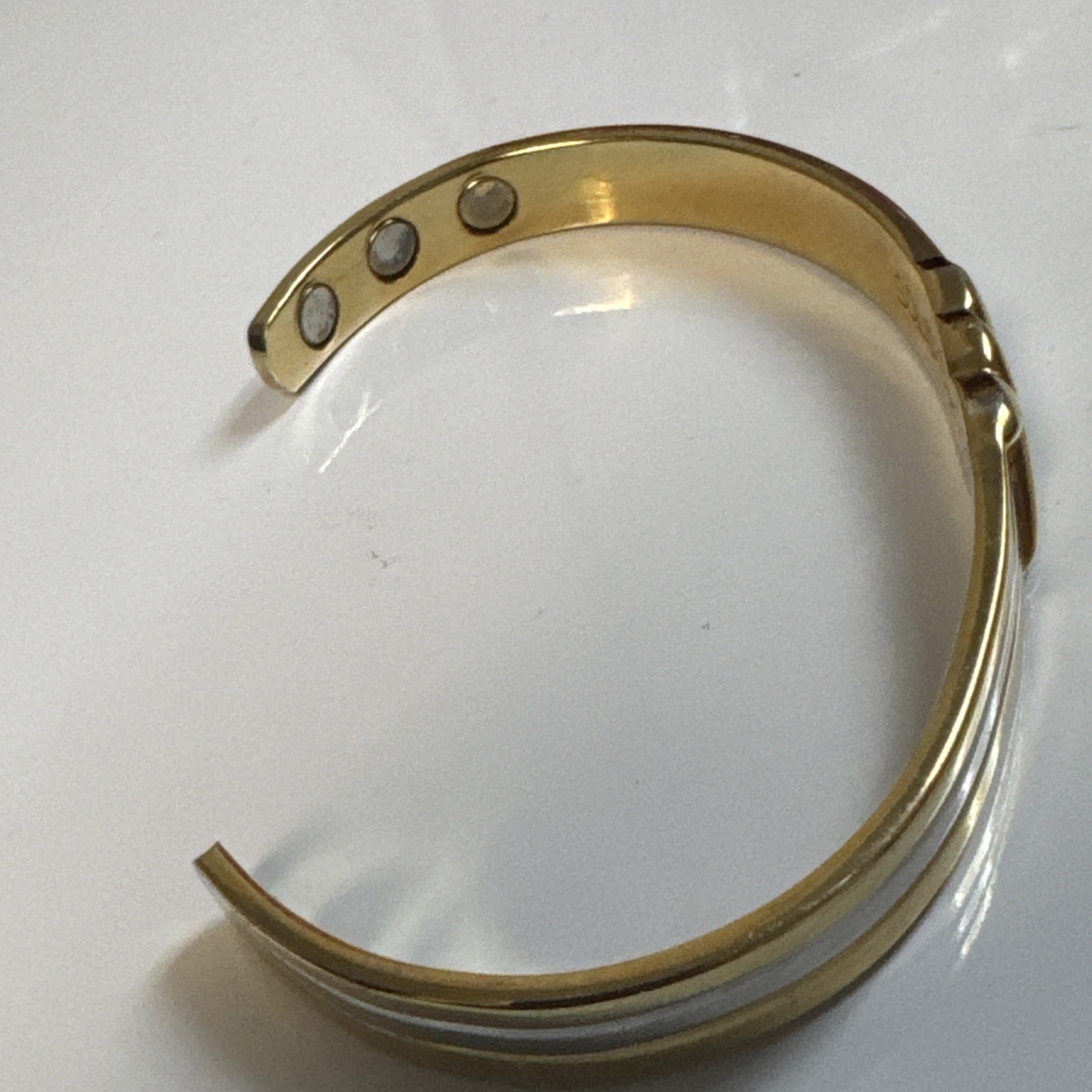 Copper Bracelet marked Solid Copper Cuff - image 6