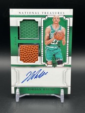 2023-24 National Treasures Rookie Materials Dual JORDAN WALSH Auto /99 RC Boston