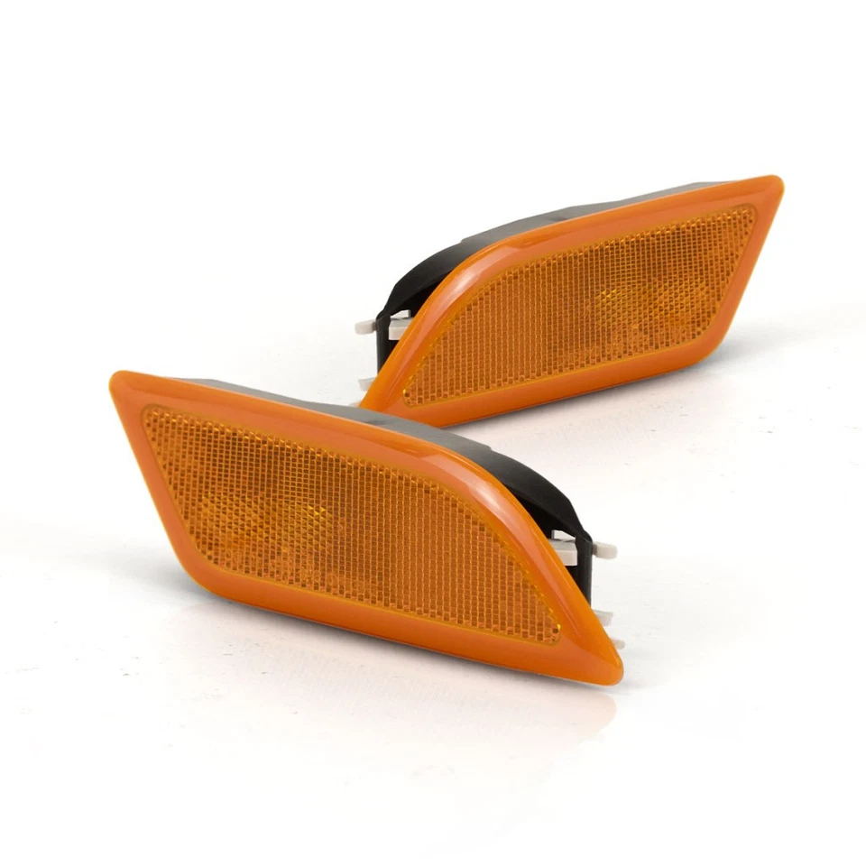 Par de luces de señalización laterales para Mercedes-Benz C250 2012-2015 lado conductor y pasajero Foto 3 de 4