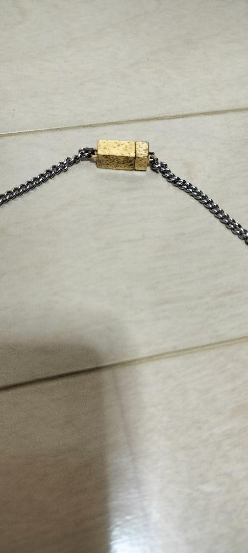FENDI Necklaces Pendants Steel Bronze Brass Palladium Square Chain Gold image 2