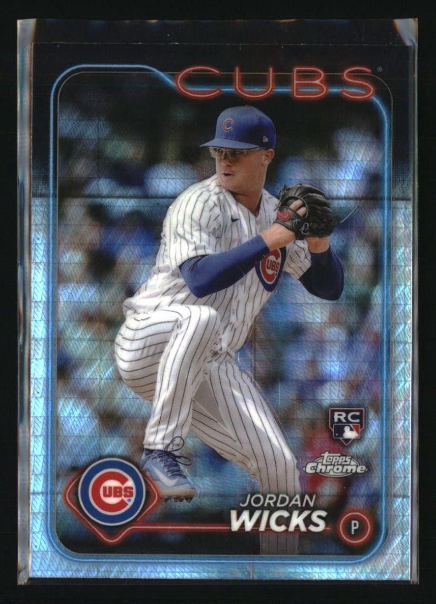 2024 Topps Chrome #67 Jordan Wicks Prism Refractors