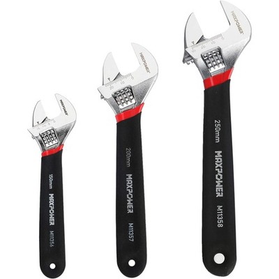 Schraubenschlüssel Set verstellbar 150 200 250 mm Werkzeug Handwerk