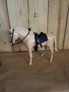VINTAGE MARX Poncho Palomino Pony Horse Johnny West Best of West full Set Tack