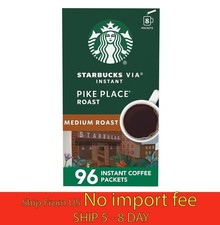 Starbucks VIA Instant Coffee Packets, Single ....Pike Place, 96 Packets   a19.5 