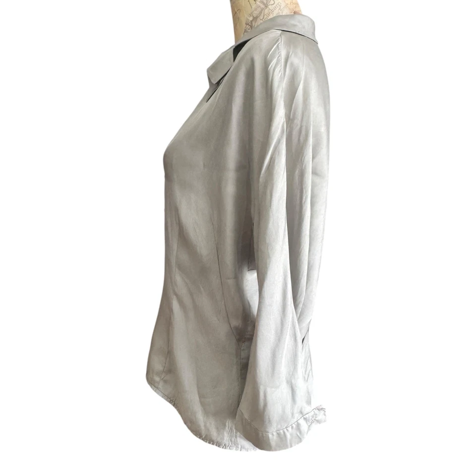 Винтажная женская шелковая блузка 40-х 50-х Edith Fornatto Julius Garfinckel - Изображение 3 из 4