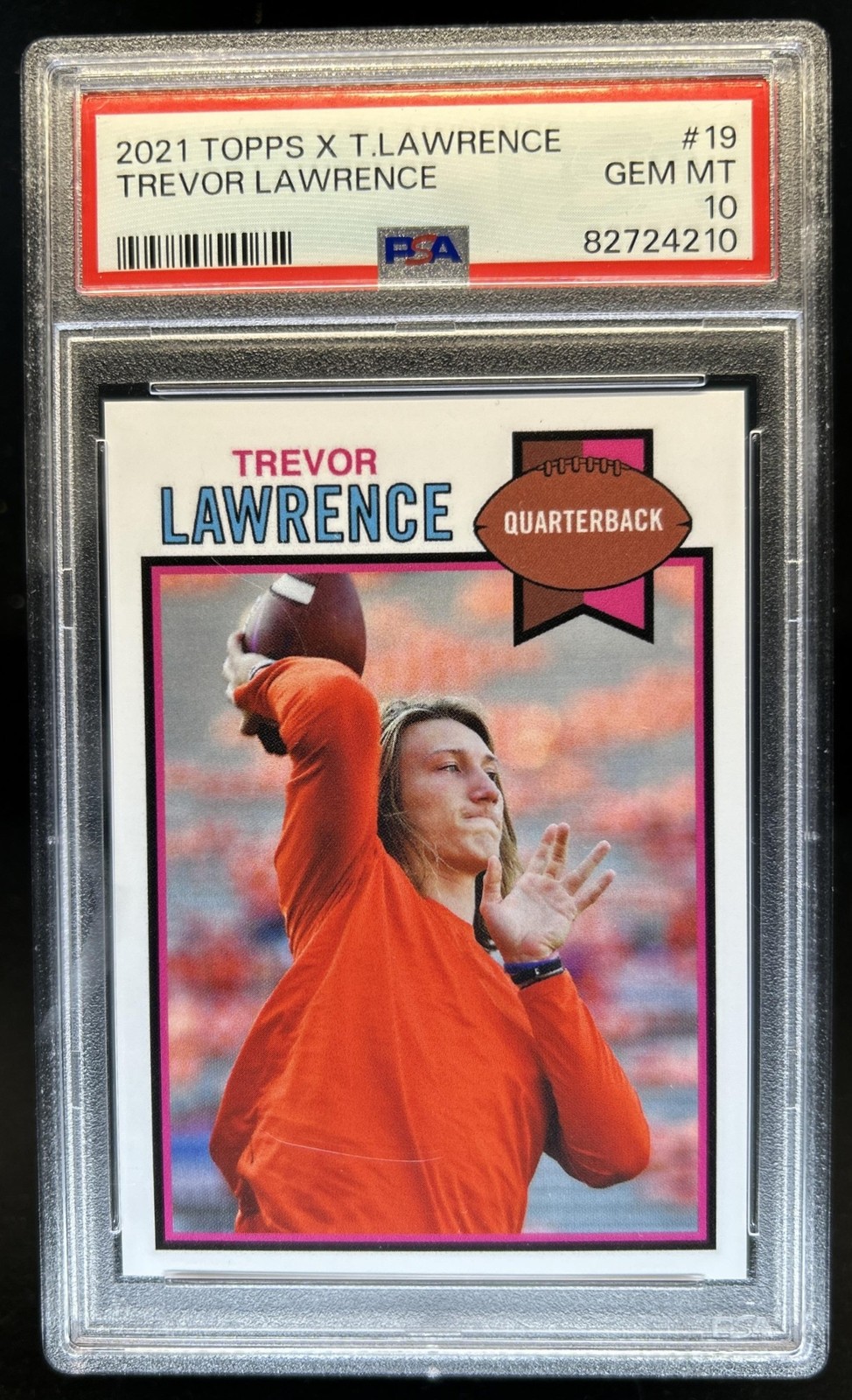 Trevor Lawrence Topps X Trevor Lawrence #19 Base