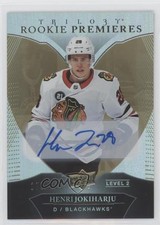 2018-19 Upper Deck Trilogy Uncommon Rookies Tier 1 /399 Henri Jokiharju Auto e0z