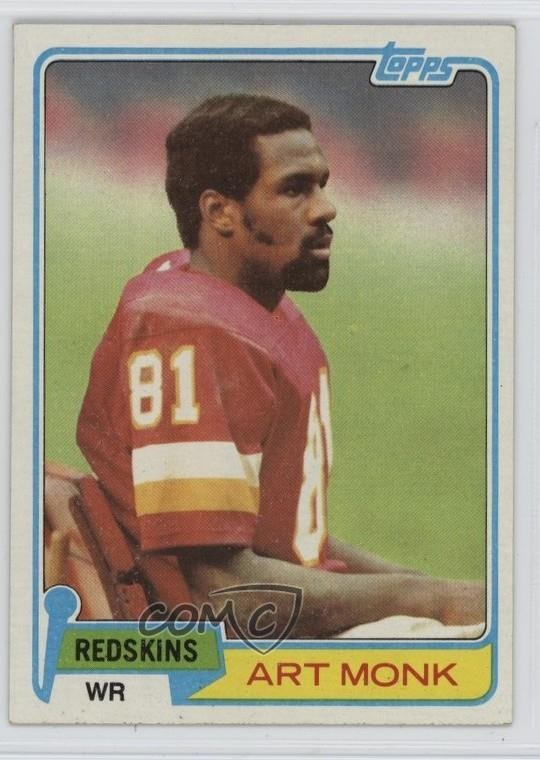 1981 Topps Art Monk #194 HOF 14tz