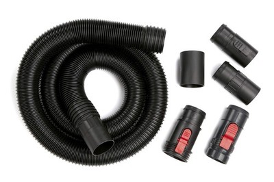 CMXZVBE38763 21/2 in. x 7 ft. POSILOCK Wet Dry Vac Hose Attachment Kit, Indus...